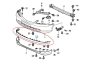 Preview: Spoiler anteriore / deflettore del vento occasione Honda Civic EP / EU 01-05 (0453)