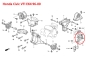 Preview: Supporto motore e cambio alto sinistra Honda Civic VTI EK4 96-00