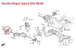 Preview: Support moteur et boîte de vitesses bas droite Honda Integra Type-R DC2 98-00 / Civic VTI EK4 96-00