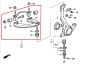 Preview: Querlenker vorne oben links Honda CRX EE8 ED9 88-92 / Civic EE9 90-92