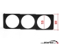 Preview: DIN-slot Supporto 3x calibri ø52mm