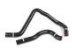 Preview: Silikon Kühlerschläuche schwarz 2-teilig Honda Integra Type-R DC2