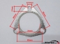 Preview: Invidia guarnizione 3-buco, ø72mm, interasse fori vite 85mm