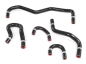 Preview: Silikon Kühlmittelschläuche schwarz 5-teilig Honda Integra Type-R DC2