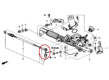 Preview: Spurstangenkopf Honda Civic EP/EU/EV 01-05