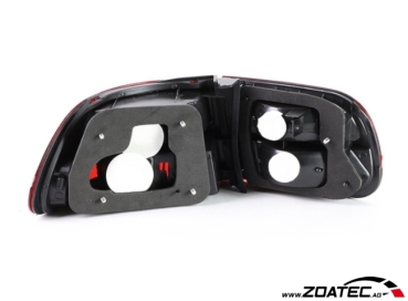 Luci posteriore rosso/bianco vetro trasparente Honda Civic 3D 92-95