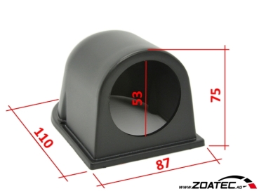 Supporto di montaggio 1x calibro ø52mm