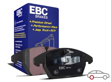 EBC Ultimax Bremsbeläge HA Honda Civic Type-R EP3 / Integra Type-R DC2 / S2000 AP1