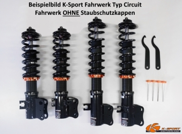 K-Sport Gewindefahrwerk Circuit VW Golf 2 2WD 83-92 VA Uniballdomlager