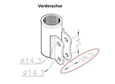 K-Sport Gewindefahrwerk Sport Nissan Micra K13 10-17 Achshalter VA 26.5mm