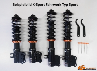 K-Sport Gewindefahrwerk Sport Renault Clio 98-05 Achshalter VA 26mm