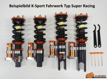 K-Sport assetti a ghiera Super Racing Honda Civic Type-R FK8 17-22 POS GAMBA DELL'AMMORTIZZATORE COMPLETA