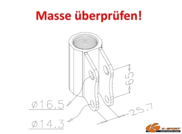K-Sport combiné fileté Circuit Subaru Impreza 08-10