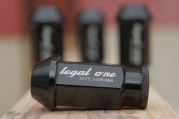 Legal One Lug Nuts Sferico M12x1.5 nero