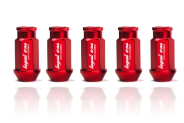 Legal One Lug Nuts Kegelbund M12x1.5 rot