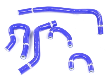 Durites liquide refroidissement silicone bleu 5 pièces Honda Civic EG6, EG9, EK4, CRX EG2
