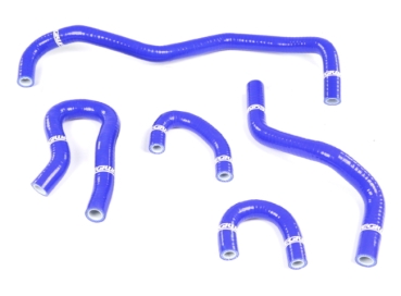 Durites liquide refroidissement silicone bleu 5 pièces Honda Integra Type-R DC2