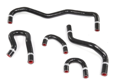 Silikon Kühlmittelschläuche schwarz 5-teilig Honda Integra Type-R DC2