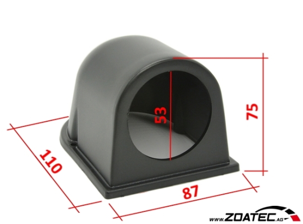 Supporto di montaggio 1x calibro ø52mm