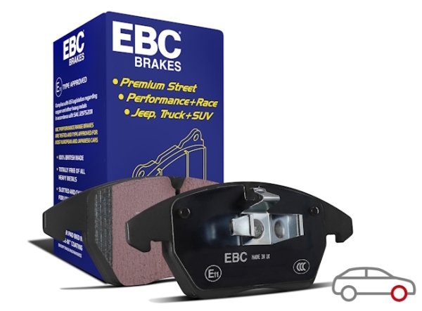 EBC Ultimax Bremsbeläge VA Honda Civic Type-R EP3 00-05 / S2000 AP1 00-09