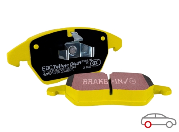 EBC Yellowstuff Sportbremsbeläge HA Honda Civic / CRX 90-00