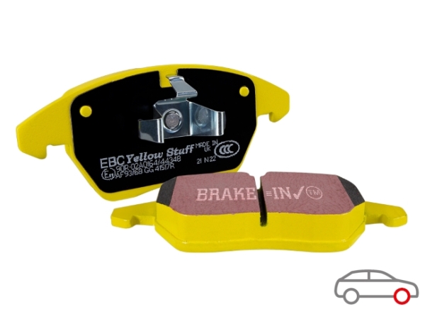 EBC Yellowstuff pastiglie freno sportive ANT Honda Civic / CRX 92-00