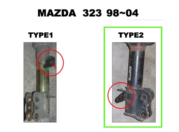 K-Sport assetti a ghiera Circuit Mazda 323F 323S 98-04 Type 2