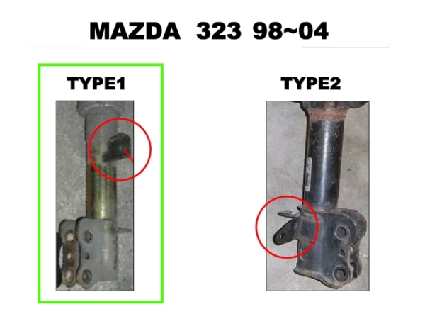 K-Sport combiné fileté Sport Mazda 323F 323S 98-04 1