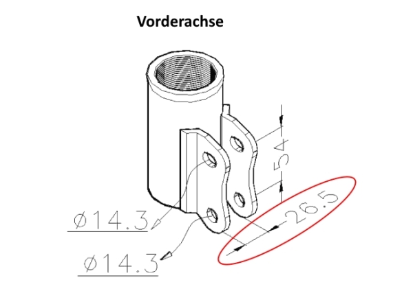 K-Sport Gewindefahrwerk Sport Nissan Micra K13 10-17 Achshalter VA 26.5mm