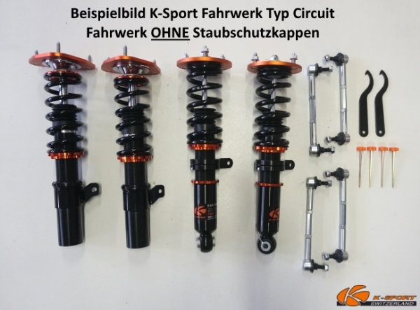 K-Sport combiné fileté Circuit Porsche 911 Typ 996 Carrera 4WD 97-06