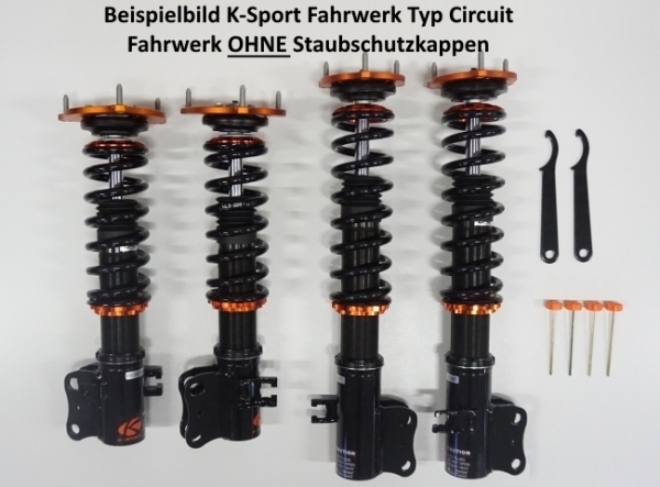 K-Sport combiné fileté Circuit Subaru Legacy BC/BF 89-93
