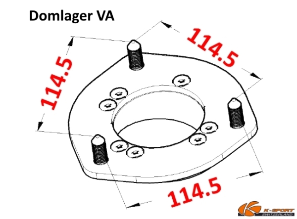 K-Sport assetti a ghiera Street Toyota Camry 01-06 ANT 114.5mm