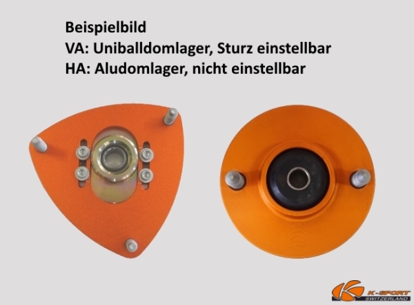Uniballdomlager Aludomlager