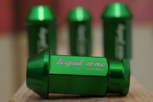 Legal One Lug Nuts Conico M12x1.25 verde