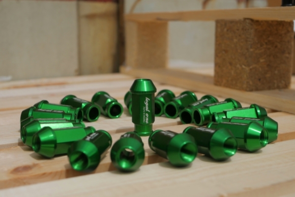 Legal One Lug Nuts Conico M12x1.25 verde