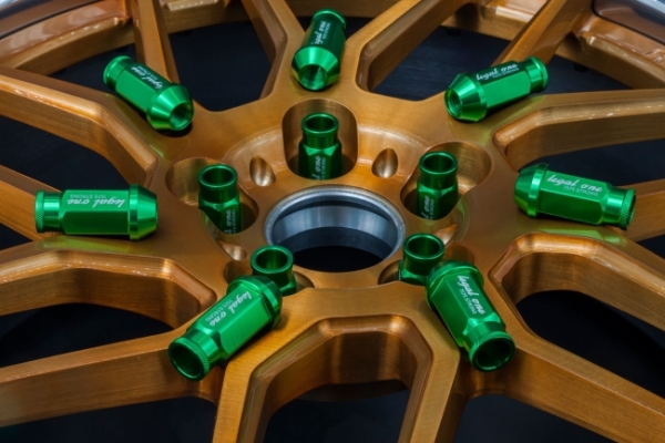 Legal One Lug Nuts Conico M12x1.25 verde