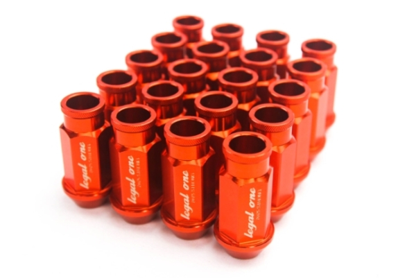 Legal One Lug Nuts Sferico M12x1.5 arancione