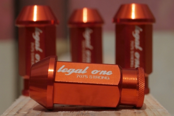 Legal One Lug Nuts Sferico M12x1.5 arancione