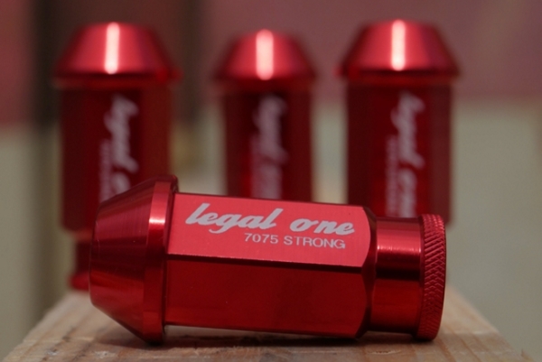 Legal One Lug Nuts Conique M12x1.5 rouge