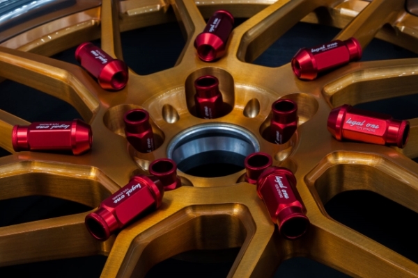 Legal One Lug Nuts Conique M12x1.5 rouge