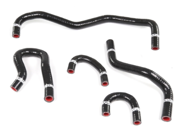 Silikon Kühlmittelschläuche schwarz 5-teilig Honda Integra Type-R DC2
