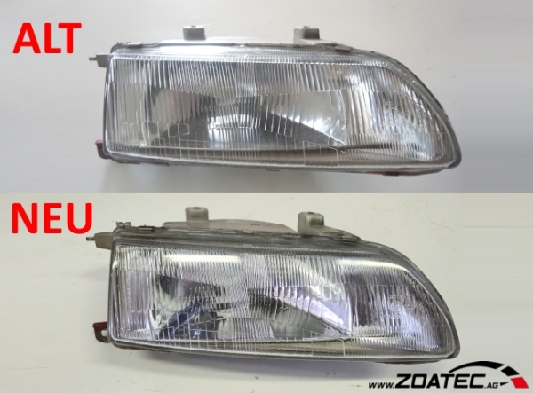 Réfection de réflecteurs de phares