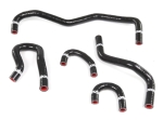 Silikon Kühlmittelschläuche schwarz 5-teilig Honda Integra Type-R DC2